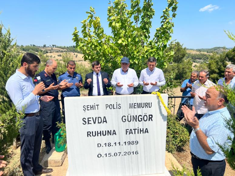 15 Temmuz Şehidi Sevda Güngör Kabri Başında Anıldı