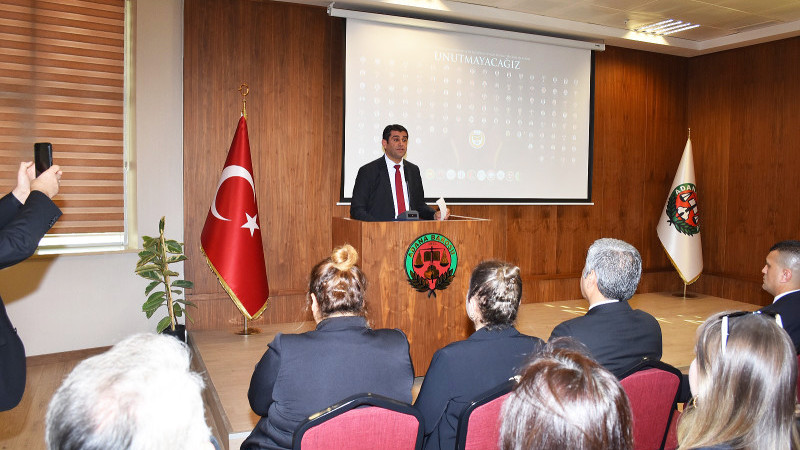 ADANA BAROSU, 6 ŞUBAT DEPREMLERİNDE HAYATINI KAYBEDEN MESLEKTAŞLARI VE YURTTAŞLARIMIZI ANDI 