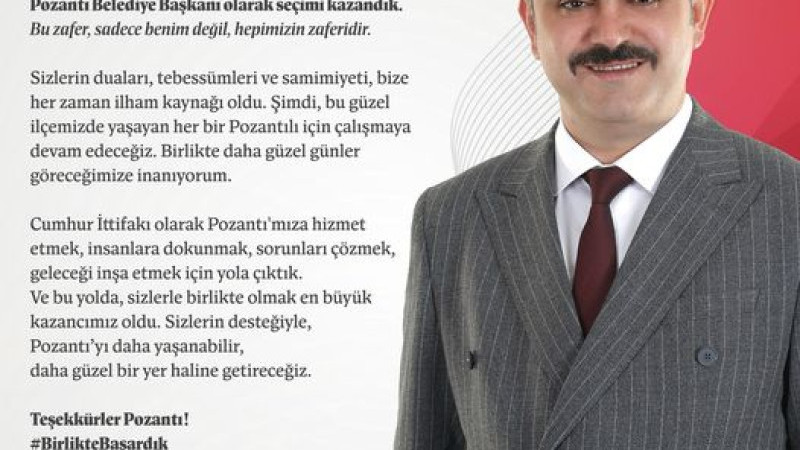 AVAN : BU ZAFER BENİM DEĞİL ;  HEPİMİZİN ZAFERİDİR”