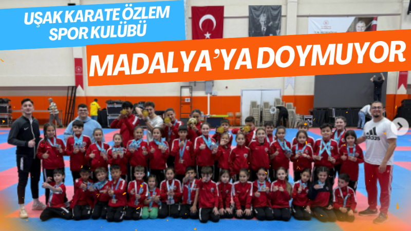 Uşak Karate Özlem Spor Kulübü Disiplin ve Başarıyı Bir Arada Yürütüyor!
