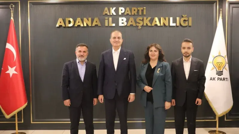Ömer Çelik’ten Adana Teşkilatına Destek Ziyareti
