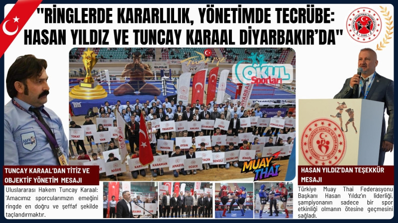 DİYARBAKIR’DA MUAY THAI ŞOVU: ŞAMPİYONLUK HEYECANI ZİRVE YAPTI