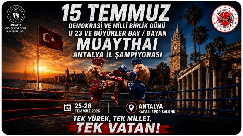 Antalya Muaythai'de Tarihi Yenilik: U23 Ringde, Elit Büyükler Tatamide Yarışacak   