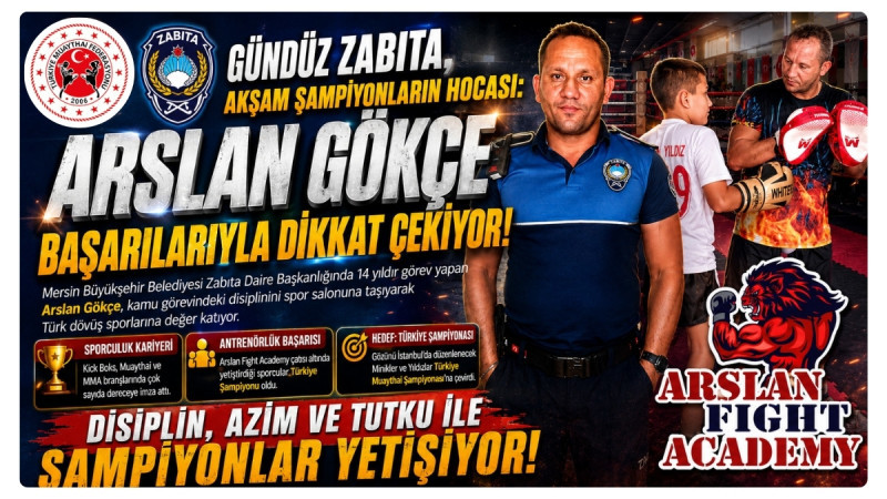 Gündüz Zabıta, Akşam Şampiyonların Hocası: Arslan Gökçe Başarılarıyla Dikkat Çekiyor