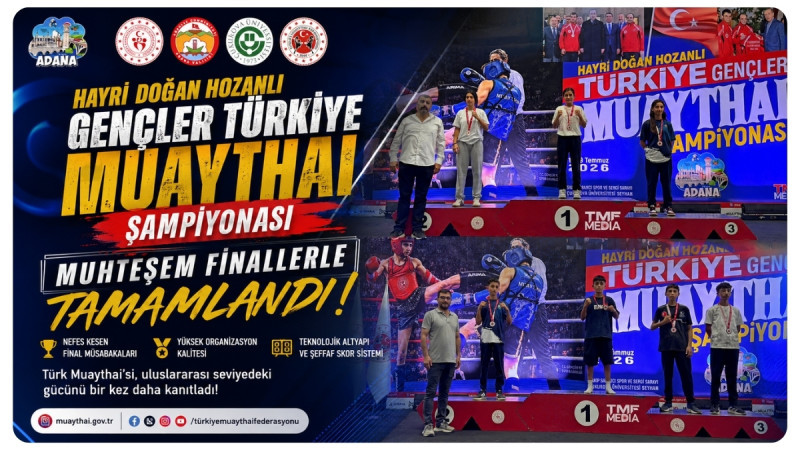 Hayri Doğan Hozanlı Gençler Türkiye Muaythai Şampiyonası Muhteşem Finallerle Tamamlandı