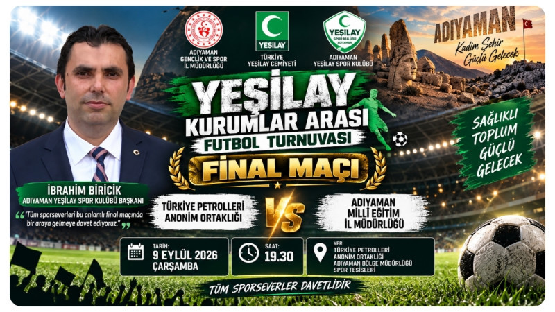 Adıyaman Yeşilay Spor Kulübü’nden Final Maçına Davet