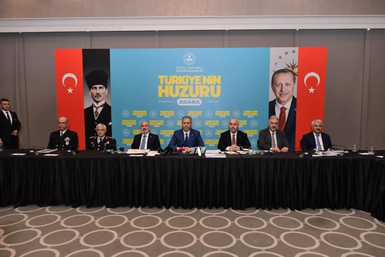 ADANA’DA TÜRKİYE’NİN HUZURU TOPLANTISI GERÇEKLEŞTİRİLDİ