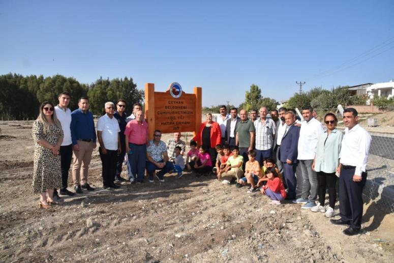 Ceyhan’da 100. Yıla özel hatıra ormanı ve resim yarışması