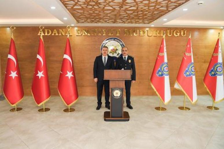VALİ ELBAN’DAN İL EMNİYET MÜDÜRLÜĞÜNE POLİS HAFTASI ZİYARETİ