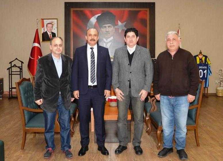 YEREL MEDYA GÜÇ BİRLİĞİ PLATFORMU'NDAN  EMNİYET MÜDÜRÜ ZAFER AKTAŞ’A  ZİYARET
