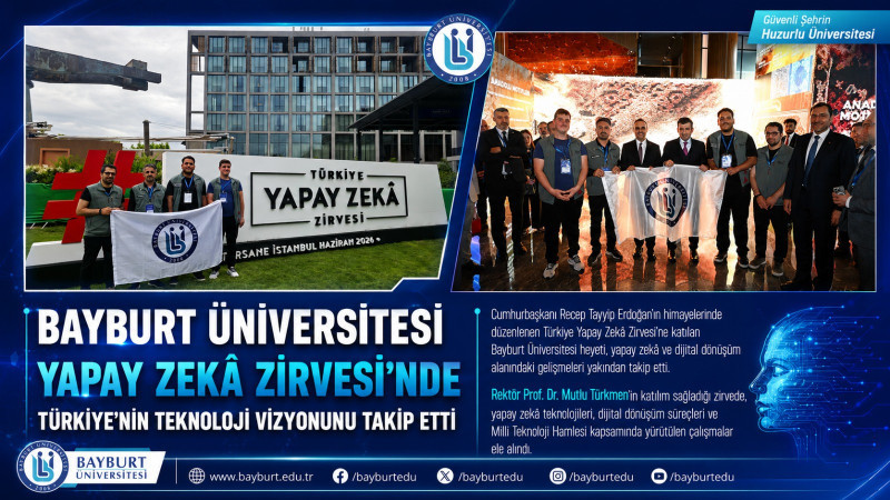 Selçuk Bayraktar'ın Katıldığı Türkiye Yapay Zekâ Zirvesi İçin Rektör Türkmen'den Teşekkür Mesajı